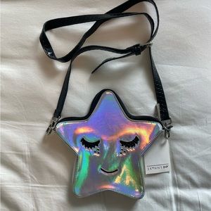 Iridescent Star shaped Skinnydip crossbody bag